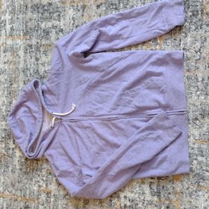 Lavender zip hoody girls L